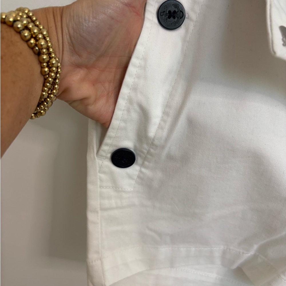 Nautica white Women's Sailor Button Shorts - Picture 5 of 7